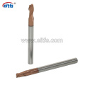 Solid Carbide Cutting Tools 2 Flutes Corner Radius End Mill